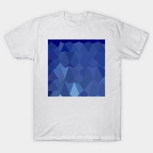 Catalina Blue Abstract Low Polygon Background T-Shirt